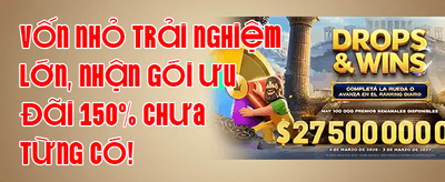 Thưởng Chào Mừng 100% Nạp Đầu promotion image